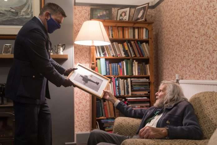 CHRISTMAS COMES EARLY FOR SPITFIRE PILOT AS RAF REPLACE STOLEN HEIRLOOM