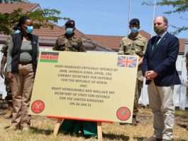 Defence Secretary opens £70-million British Army facility in Kenya