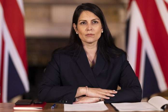 Home Secretary Priti Patel. Picture by Simon Dawson / No 10 Downing Street.