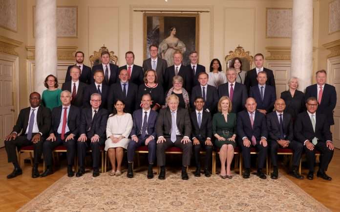 Prime Minister Boris Johnson 2021 Official Cabinet Photo