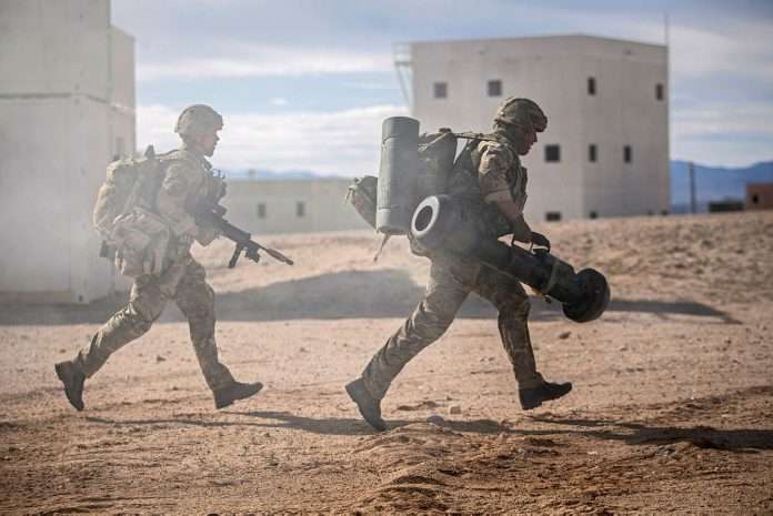 The military exercise was based around three urban areas set in 3500 square kms of mountainous and desert terrain. Photo: Sgt. Victor Mancilla - UK MOD © Crown copyright 2021