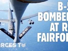 Six US bombers arrive in UK as Russia tensions build