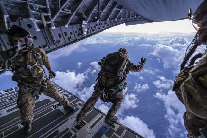 Pathfinders, the tip of the spear for the British Army’s global response force, have parachuted in to North Macedonia to be first in for a major multinational exercise.