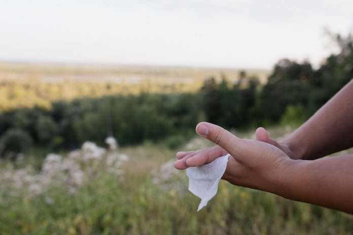 wet wipe
