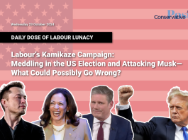 Labour’s Kamikaze Campaign: Meddling in the US Election and Attacking Musk—What Could Possibly Go Wrong?