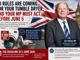 EU Rules Are Coming for Your Tumble Dryer, Email Your MP To Act Before June 5