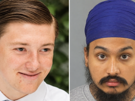 Henry Nowak, left, was murdered by Vickrum Digwa,