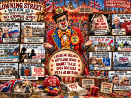 CLOWNING STREET: WEEK 13 – This Week’s Madness from ‘No Answer Andy’ and His Labour Circus