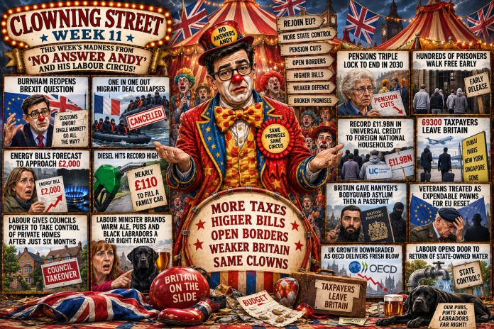 Crowning the Labour Circus of Chaos
